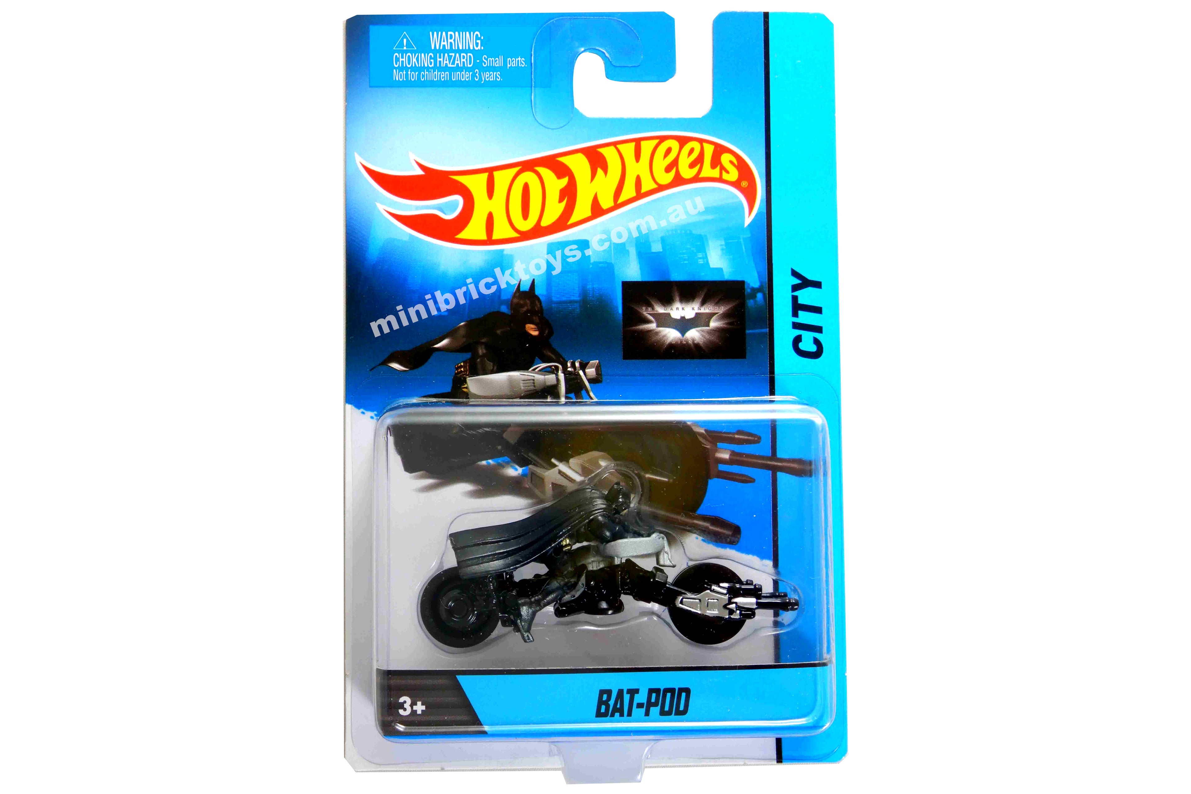 Hot Wheels Dark Knight Trilogy BATMOBILES: BAT-POD (Batman), THE BAT & TUMBLER