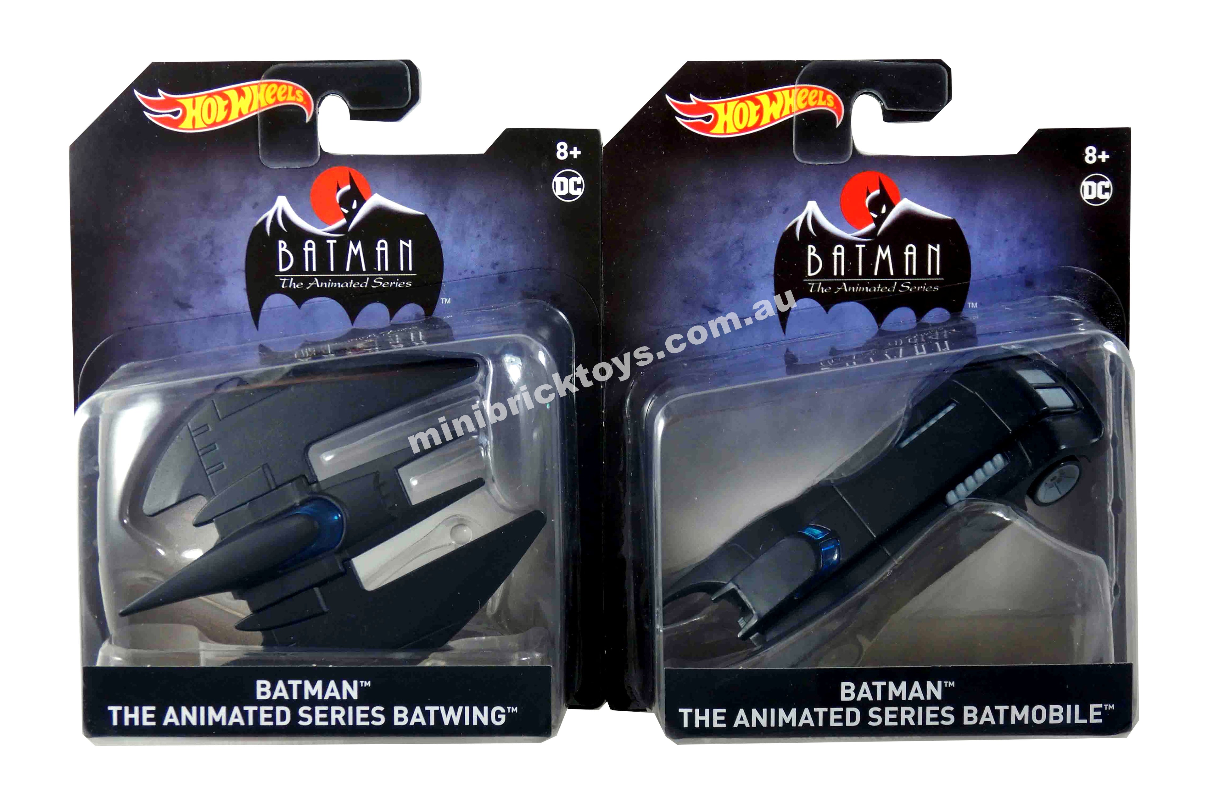 Hot Wheels Batman: The Animated Series BATMOBILE & BATWING 1/50 Matte