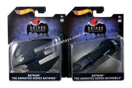 Hot Wheels Batman: The Animated Series BATMOBILE & BATWING 1/50 Matte