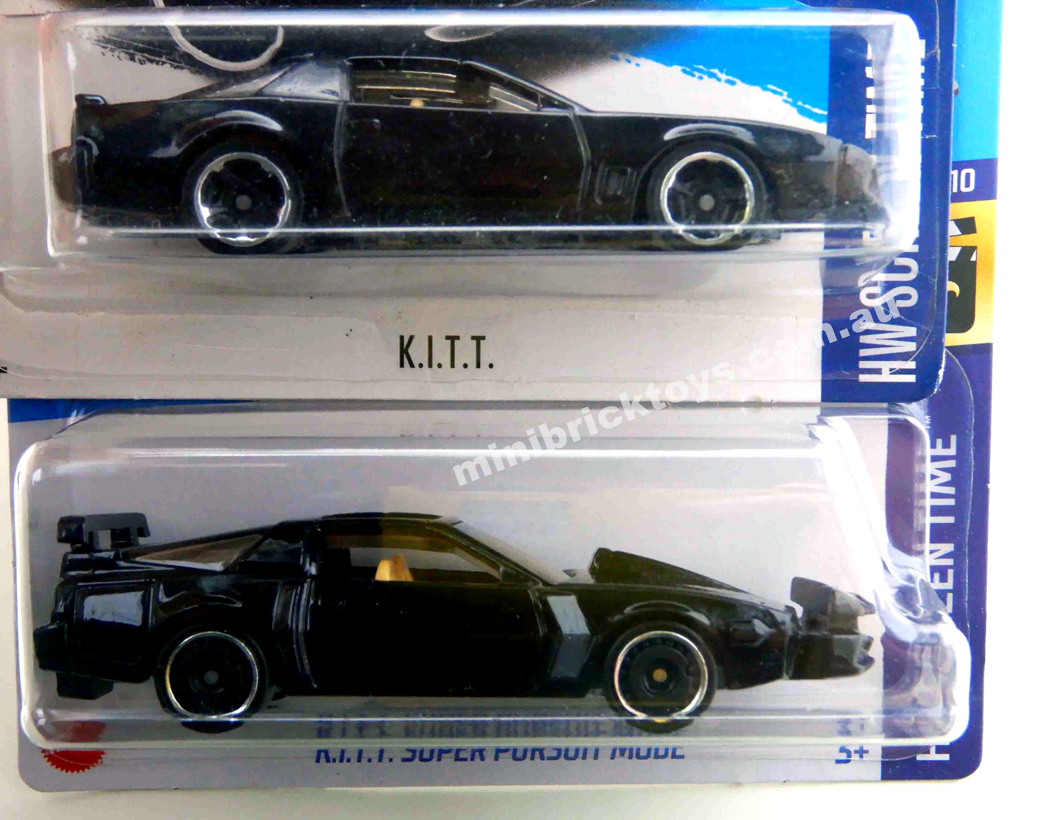 Hot Wheels Knight Rider Set - KITT, Super Pursuit Mode, KARR & KITT Concept