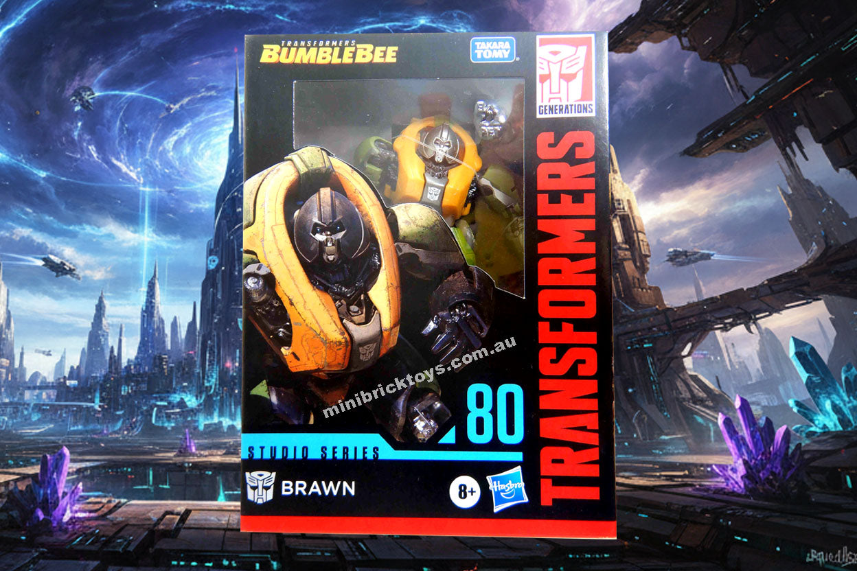 Transformers Studio Series #80 BRAWN Deluxe Class The Bumblebee Movie