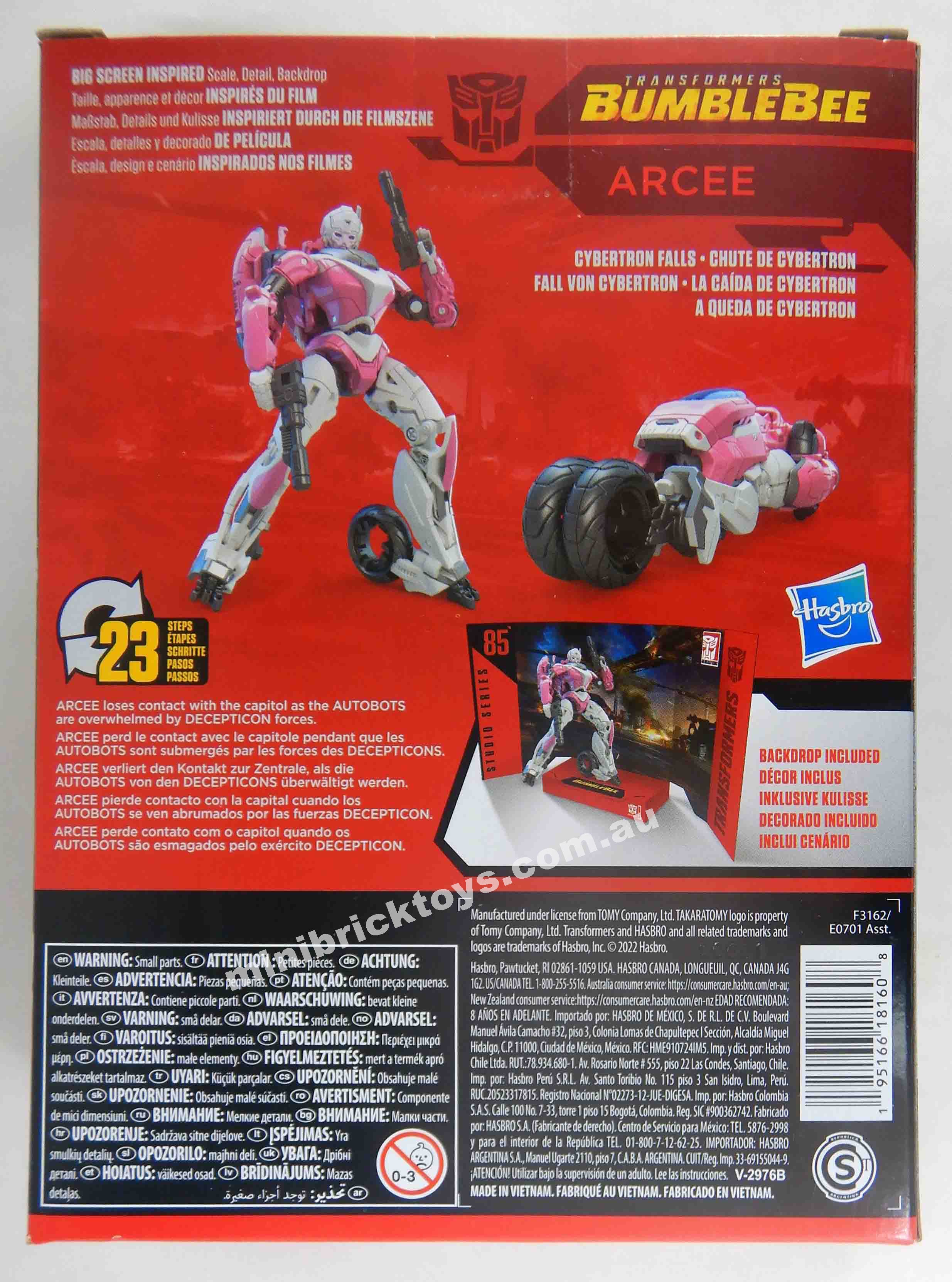 Transformers Studio Series #85 ARCEE Deluxe Class The Bumblebee Movie