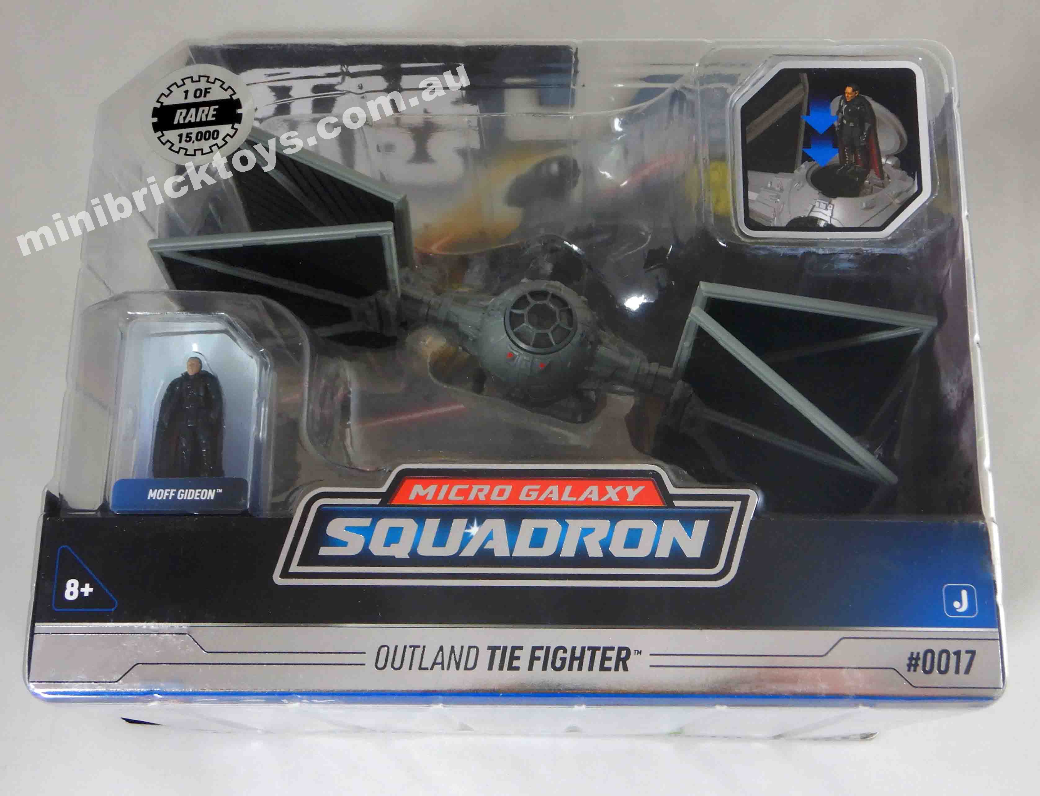 Star Wars Micro Galaxy Squadron OUTLAND TIE FIGHTER with MOFF GIDEON