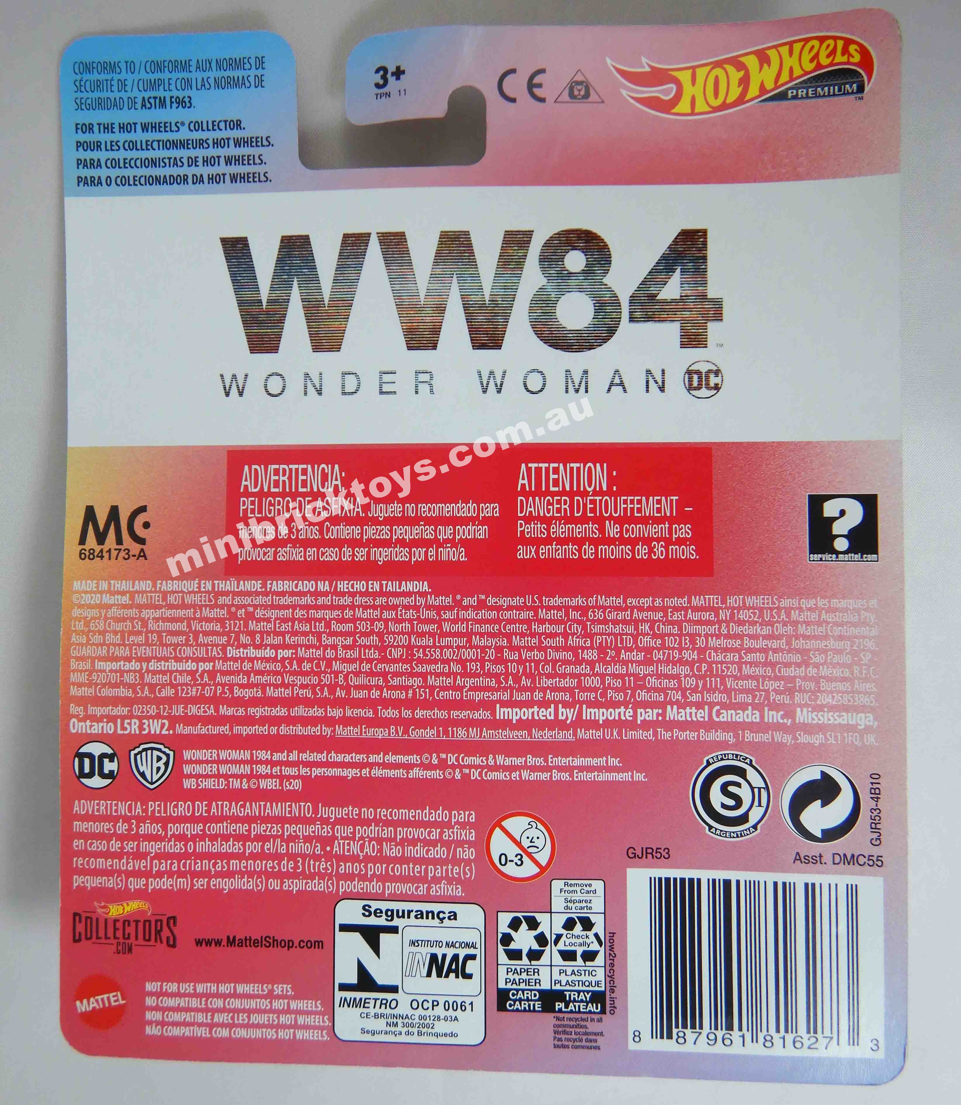 Hot Wheels Wonder Woman WW84 JET