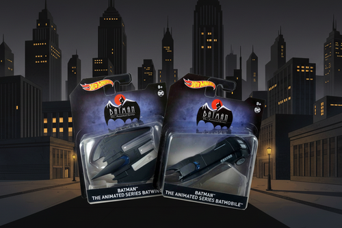 Hot Wheels Batman: The Animated Series BATMOBILE & BATWING - Artistic 3:2