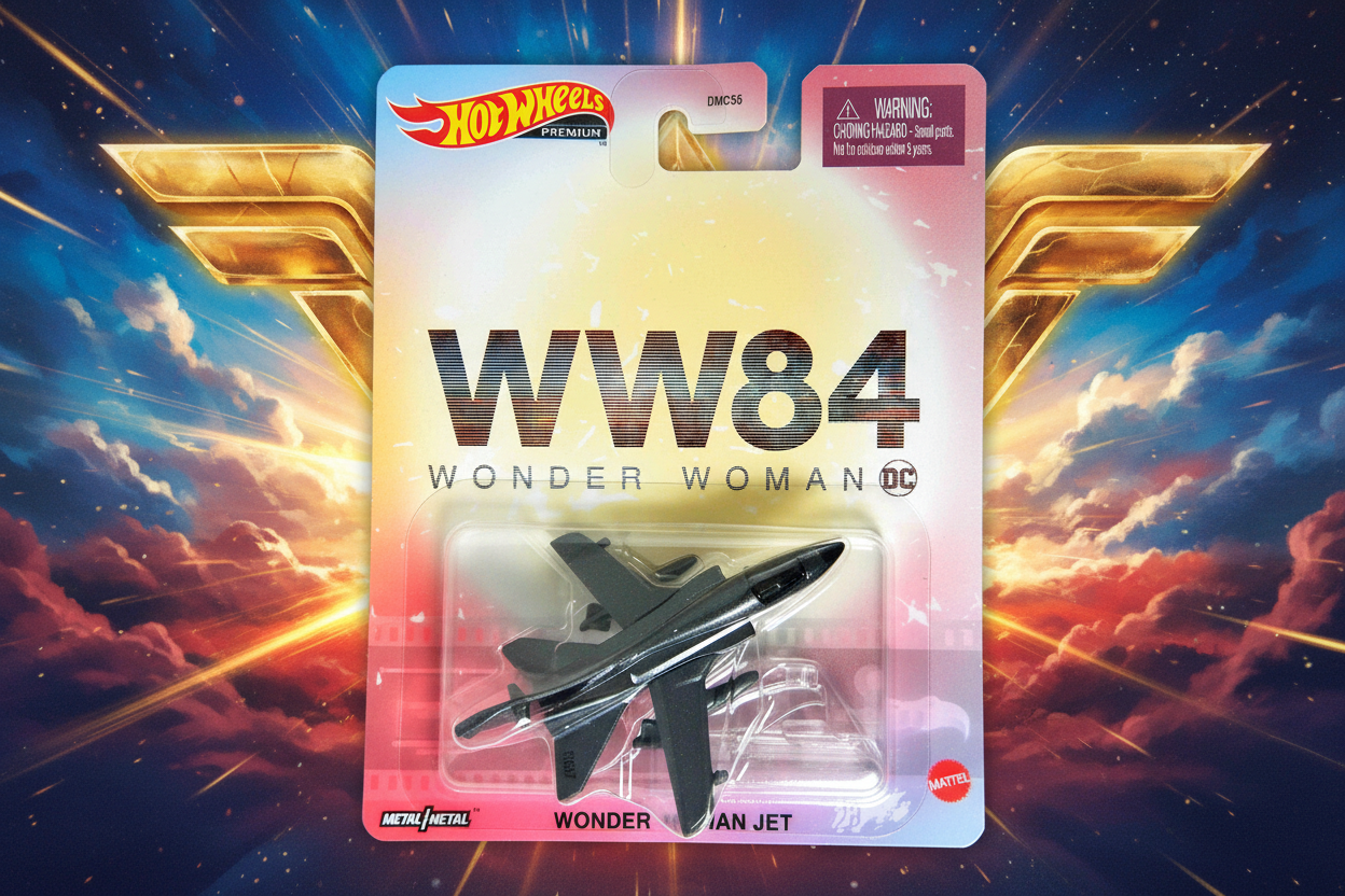 Hot Wheels Wonder Woman WW84 JET - Artistic 3:2