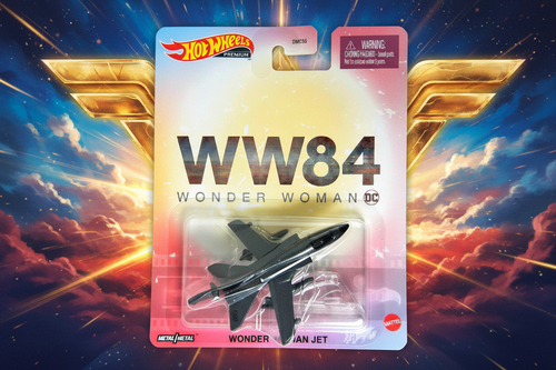 Hot Wheels Wonder Woman WW84 JET - Artistic 3:2