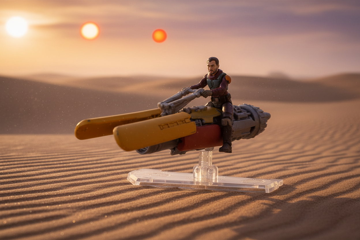 Star Wars COBB VANTH Micro Galaxy Squadron without helmet or cape